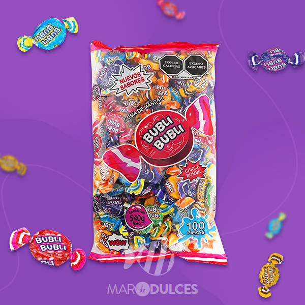 CHICLE BUBLI BUBLI 100 PZAS.