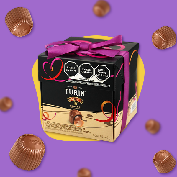 CHOCOLATE TURÍN REGALO SAN VALENTÍN 40 G.