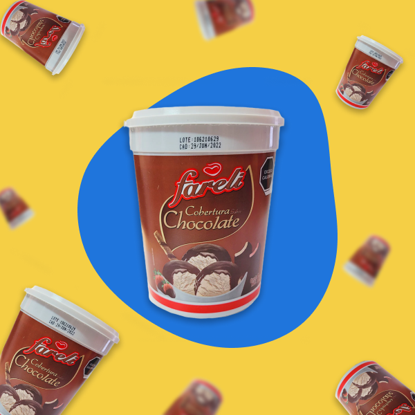 COBERTURA DE CHOCOLATE PARA HELADO Y PALETAS 1 KG.