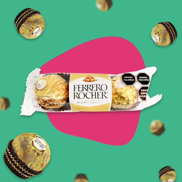 CHOCOLATE FERRERO ROCHER 3 PZAS.