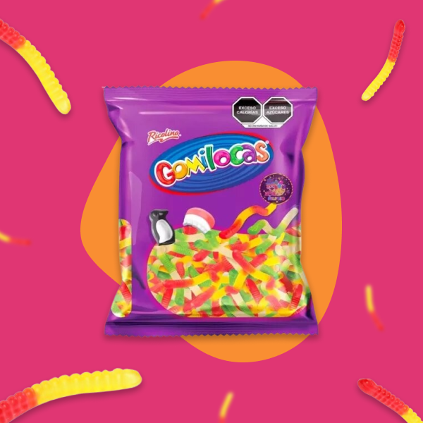 GOMITAS RICOLINO GUSANO BICOLOR 1 KG.