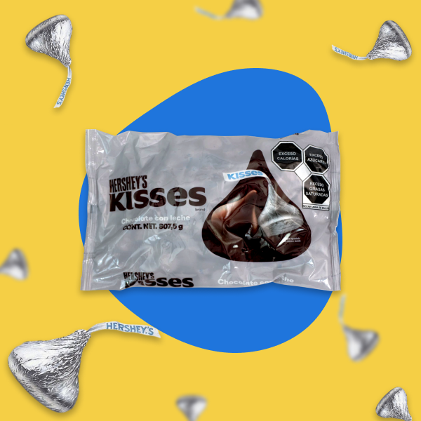 CHOCOLATE HERSHEY'S KISSES CON LECHE 807.5 G.