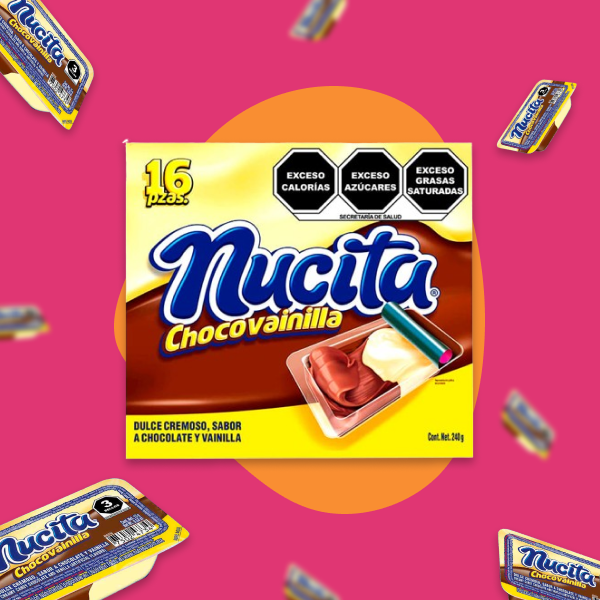 NUCITA CHOCOLATE Y VAINILLA 16 PZAS
NUCITA CHOCOLATE Y VAINILLA 16 PZAS.