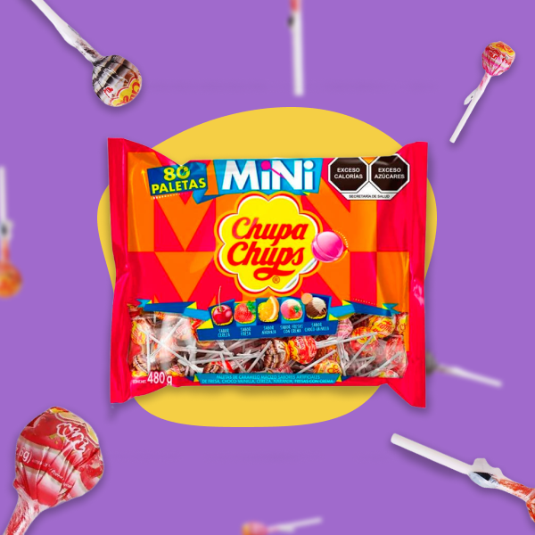 PALETA CHUPA CHUPS MINI 480 G.