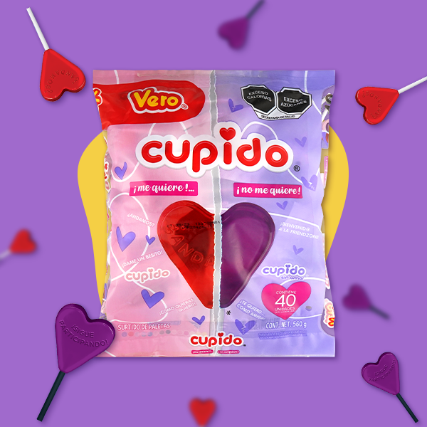 PALETA VERO ANTICUPIDO 40 PZAS.