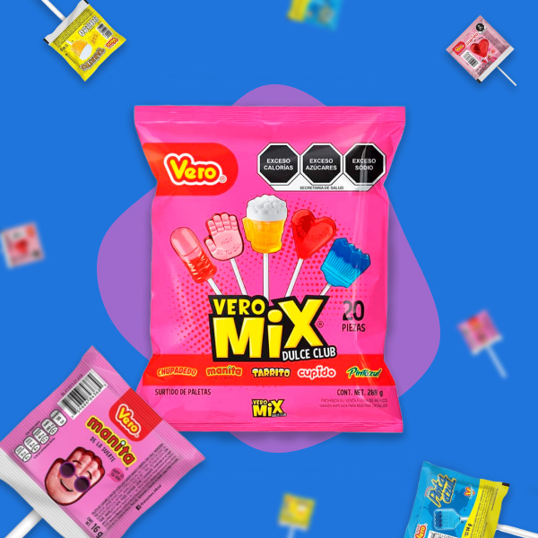 PALETA VERO MIX 20 PZAS.