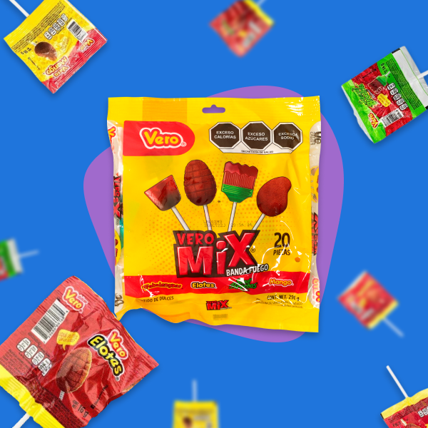 PALETA VERO MIX FUEGO 20 PZAS.