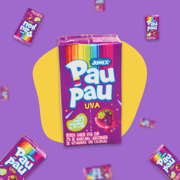 BEBIDA PAU PAU UVA 125 ML.