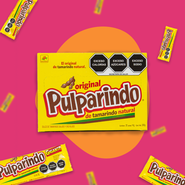 PULPA DE TAMARINDO DE LA ROSA PULPARINDO GRANDE 20 PZAS.
