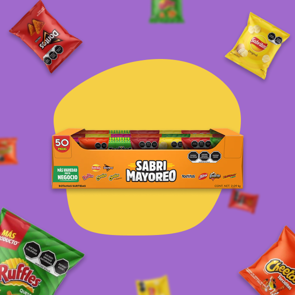 BOTANA SABRITAS SABRIMAYOREO 50 PZAS.